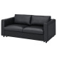 Sofa 2-osobowa, rozkładana, Grann/Bomstad czarny VIMLE 094.773.33