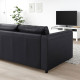 Sofa 2-osobowa, rozkładana, Grann/Bomstad czarny VIMLE 094.773.33