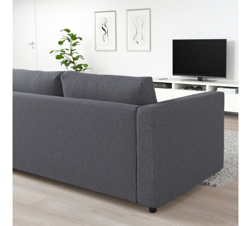 Sofa 2-osobowa, rozkładana, Gunnared średnioszary VIMLE 095.452.71