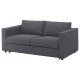 Sofa 2-osobowa, rozkładana, Gunnared średnioszary VIMLE 095.452.71