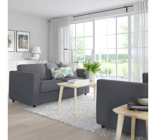 Sofa 2-osobowa, rozkładana, Gunnared średnioszary VIMLE 095.452.71