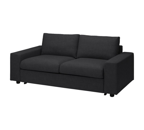 Sofa 2-osobowa, rozkładana, z szerokimi podłokietnikami/Hillared antracyt VIMLE 195.369.59