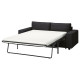 Sofa 2-osobowa, rozkładana, z szerokimi podłokietnikami/Hillared antracyt VIMLE 195.369.59