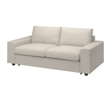 Sofa 2-osobowa, rozkładana, z szerokimi podłokietnikami/Gunnared beżowy VIMLE 195.452.04