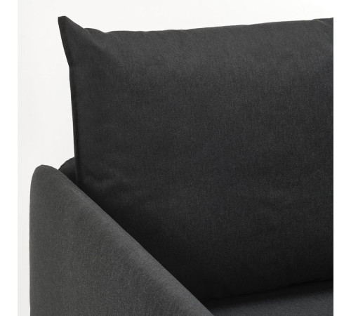 Sofa 2-osobowa, rozkładana, Vissle ciemnoszary LINDÅKRA 205.826.10