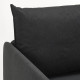 Sofa 2-osobowa, rozkładana, Vissle ciemnoszary LINDÅKRA 205.826.10