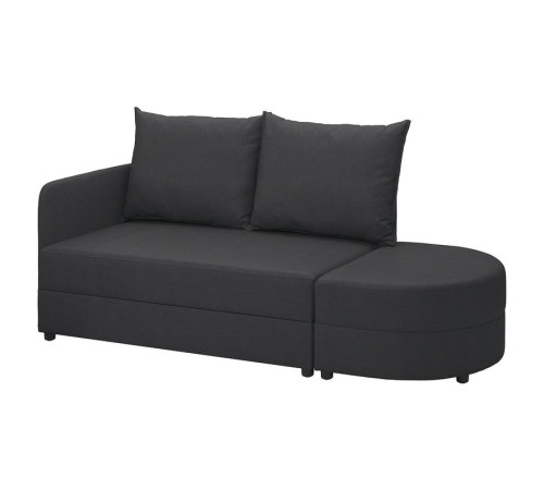 Sofa 2-osobowa, rozkładana, Vissle ciemnoszary LINDÅKRA 205.826.10