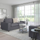 Sofa 2-osobowa, rozkładana, z szerokimi podłokietnikami/Gunnared średnioszary VIMLE 295.452.51
