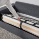 Sofa 2-osobowa, rozkładana, z szerokimi podłokietnikami/Gunnared średnioszary VIMLE 295.452.51