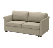 Sofa 2-osobowa, rozkładana, Hemmesta szarobeżowy EKHOLMA 295.985.41