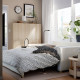 Sofa 2-osobowa, rozkładana, Fridtuna ciemny szaroniebieski SALTSJÖBADEN 296.027.17