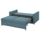 Sofa 2-osobowa, rozkładana, Fridtuna ciemny szaroniebieski SALTSJÖBADEN 296.027.17