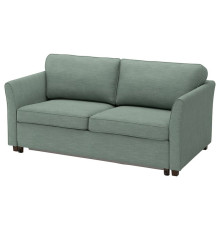 Двухместный раскладной диван Hemmesta серо-зеленого цвета EKHOLMA 395.985.45