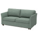 Sofa 2-osobowa, rozkładana, Hemmesta szarozielony EKHOLMA 395.985.45
