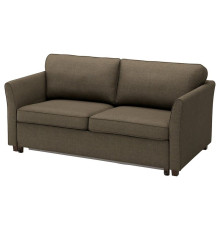 Двухместный раскладной диван Kilanda серо-коричневого цвета EKHOLMA 395.985.50