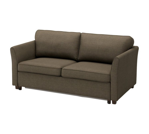 Sofa 2-osobowa, rozkładana, Kilanda szarobrązowy EKHOLMA 395.985.50