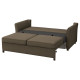 Sofa 2-osobowa, rozkładana, Kilanda szarobrązowy EKHOLMA 395.985.50