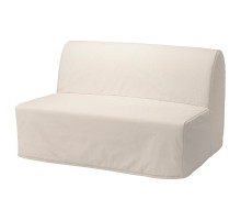 Sofa 2-osobowa, rozkładana, Ransta naturalny LYCKSELE MURBO 493.870.19
