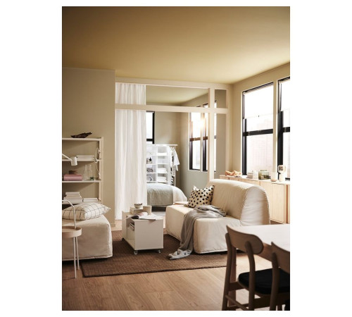 Sofa 2-osobowa, rozkładana, Ransta naturalny LYCKSELE MURBO 493.870.19
