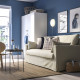 Sofa 2-osobowa, rozkładana, Hemmesta jasnobeżowy HYLTARP 495.148.71