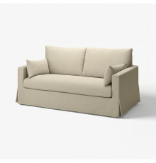 Sofa 2-osobowa, rozkładana, Hemmesta jasnobeżowy HYLTARP 495.148.71