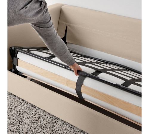 Sofa 2-osobowa, rozkładana, Hallarp beżowy VIMLE 595.370.23