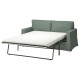 Sofa 2-osobowa, rozkładana, Hemmesta szarozielony HYLTARP 695.148.65
