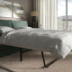 Sofa 2-osobowa, rozkładana, Hemmesta szarozielony HYLTARP 695.148.65