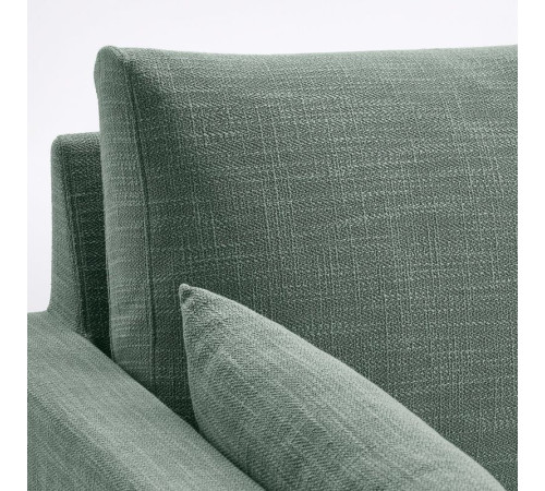 Sofa 2-osobowa, rozkładana, Hemmesta szarozielony HYLTARP 695.148.65
