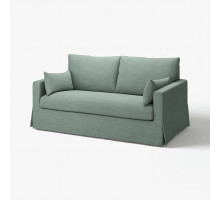 Sofa 2-osobowa, rozkładana, Hemmesta szarozielony HYLTARP 695.148.65