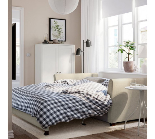Sofa 2-osobowa, rozkładana, Kilanda jasnobeżowy EKHOLMA 695.985.63
