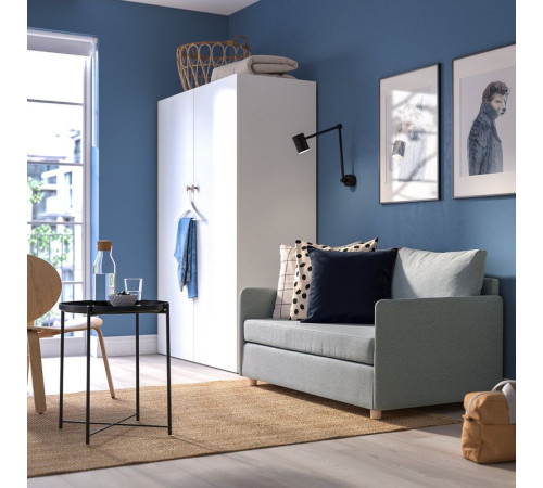 Sofa rozkładana, Knisa jasnoszary FRIDHULT 703.517.25