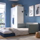 Sofa rozkładana, Knisa jasnoszary FRIDHULT 703.517.25