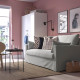 Sofa 2-osobowa, rozkładana, Tallmyra biały/czarny HYLTARP 895.148.88