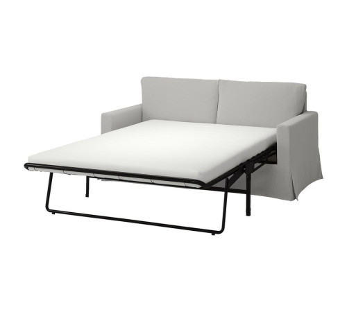 Sofa 2-osobowa, rozkładana, Tallmyra biały/czarny HYLTARP 895.148.88