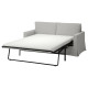 Sofa 2-osobowa, rozkładana, Tallmyra biały/czarny HYLTARP 895.148.88