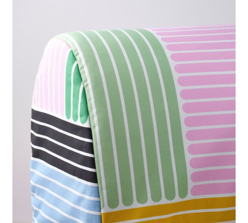Sofa 2-osobowa, rozkładana, Grindtorp wielobarwny LYCKSELE MURBO 895.617.14
