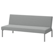 Sofa 3-osobowa, rozkładana, Knisa jasnoszary SALSTAD 005.749.46