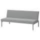 Sofa 3-osobowa, rozkładana, Knisa jasnoszary SALSTAD 005.749.46