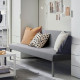 Sofa 3-osobowa, rozkładana, Knisa jasnoszary SALSTAD 005.749.46