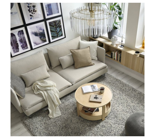 Sofa 3-osobowa, rozkładana, Fridtuna jasnobeżowy SÖDERHAMN 195.800.61