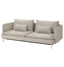 Sofa 3-osobowa, rozkładana, Fridtuna jasnobeżowy SÖDERHAMN 195.800.61