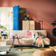 Sofa 3-osobowa, rozkładana, Skiftebo jasny szarobeżowy IKEA PS 2026 206.203.44