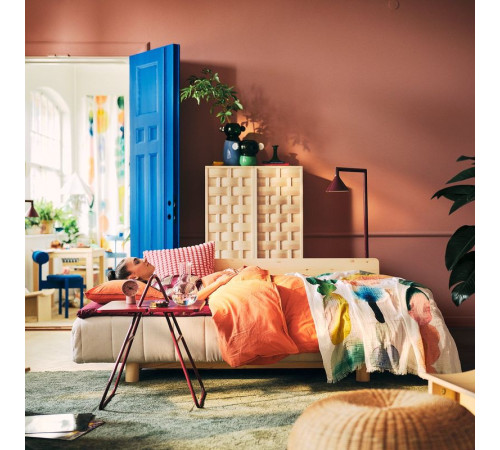 Sofa 3-osobowa, rozkładana, Skiftebo jasny szarobeżowy IKEA PS 2026 206.203.44