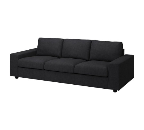 Sofa 3-osobowa, rozkładana, z szerokimi podłokietnikami/Hillared antracyt VIMLE 295.426.67