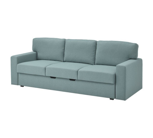 Sofa 3-osobowa, rozkładana, Tibbleby jasny szaroturkusowy BÅRSLÖV 305.415.82