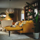 Sofa 3-osobowa, rozkładana, Kelinge ciemnożółty SÖDERHAMN 596.186.70
