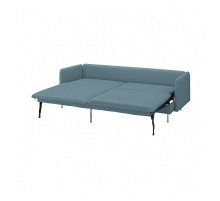 Sofa 3-osobowa, rozkładana, Fridtuna ciemny szaroniebieski SÖDERHAMN 596.213.90