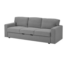 Sofa 3-osobowa, rozkładana, Tibbleby beżowy/szary BÅRSLÖV 805.415.89