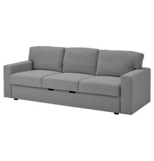 Sofa 3-osobowa, rozkładana, Tibbleby beżowy/szary BÅRSLÖV 805.415.89